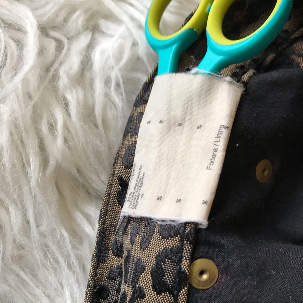 Vintage 1990’s Fendi Zucca Leopard Print Trousers - Picture 14 of 16